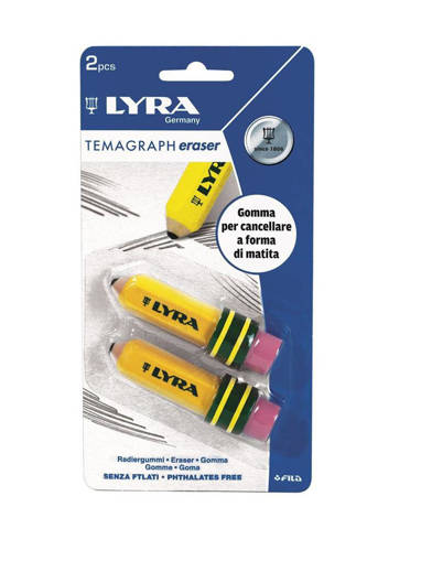 Fila - Lyra - Gomma Temagraph Eraser 2 pz L7418103