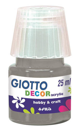 Fila - Giotto - Tempera acrilica multisuperficie 25 ml argento F538150