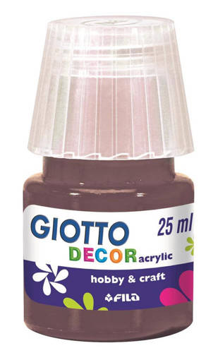 Fila - Giotto - Tempera acrilica multisuperficie 25 ml seppia F538122
