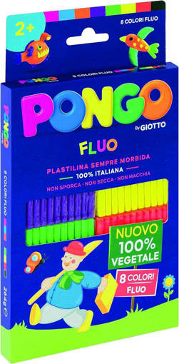 Fila - Giotto - Pongo 8 colori Fluo F603200