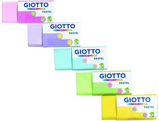 Fila - Giotto - Gomma Minigomma pastel 5 pz F025100
