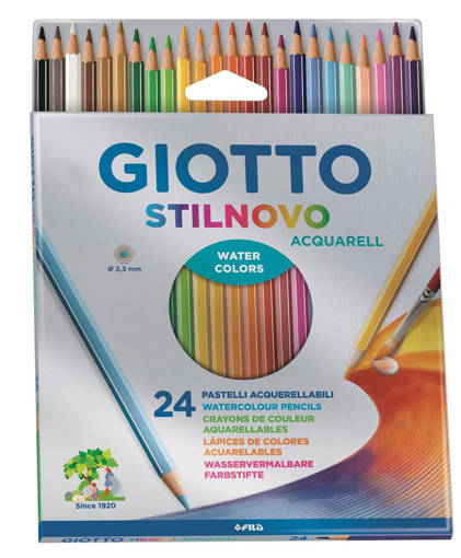 Fila - Giotto - Pastello acquarellabile Acquarell 24 pz F255800