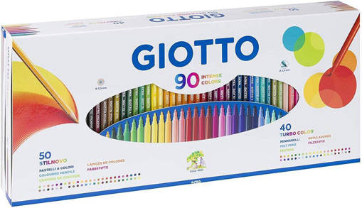 Fila - Giotto - Pastello Stilnovo 50 pz + 40 pennarelli Turbo Color F257500