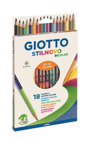 Fila - Giotto - Pastello Bicolor 18 pz F257200