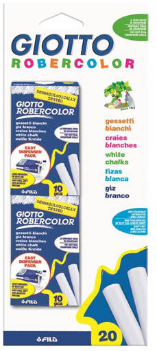 Fila - Giotto - Gessetti Robercolor 20 pz bianchi F085000