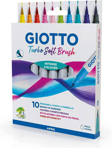 Fila - Giotto - Pennarello Turbo Soft Brush 10 pz intense colours F426800