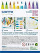 Fila - Giotto - Pennarello Turbo Soft Brush 10 pz pastel colours F426900
