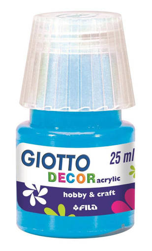 Fila - Giotto - Tempera acrilica multisuperficie 25 ml ciano F538115