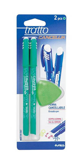 Fila - Tratto - Penna cancellabile Cancellik 2 pz verde F041704