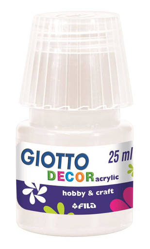 Fila - Giotto - Tempera acrilica multisuperficie 25 ml bianco F538101