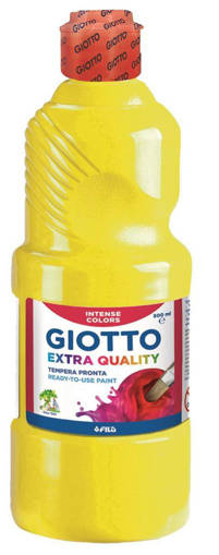 Fila - Giotto - Tempera pronta a base d'acqua 500 ml giallo primario F532802