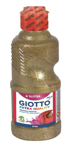 Fila - Giotto - Tempera pronta a base d'acqua 250 ml oro glitter F53120100