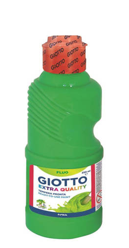 Fila - Giotto - Tempera pronta a base d'acqua 250 ml verde fluo F53110200