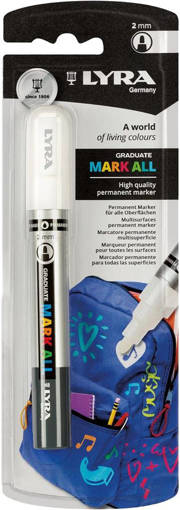 Fila - Lyra - Marcatore permanente a tempera Mark All bianco L6828001