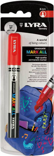 Fila - Lyra - Marcatore permanente a tempera Mark All rosso L6828018