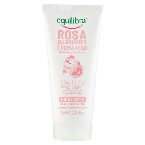Equilibra Creama Viso Idratante Alla Rosa Ialuronica 75 ml
