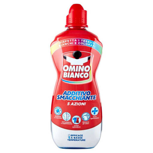 Omino bianco Additivo Smacchiatore 5 Azioni 900 ml