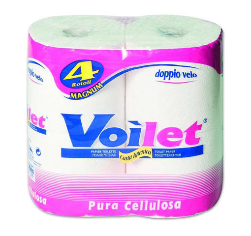 Voilet Carta Igienica Magnum 4 Rotoli 2 Veli    