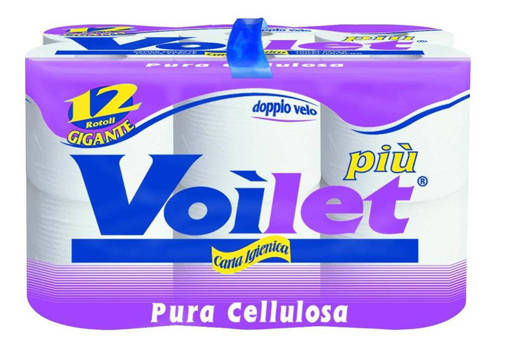 Voilet Carta Igienica 12 Rotoli Piu'                   