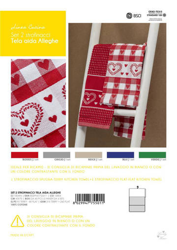 Set 2 Strof Tela Aida Alleghe