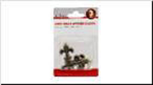 Kombo Set 3 Pz Ganci Appendi Quadro Giglo 46Mm, Colore Bronzo Anticato