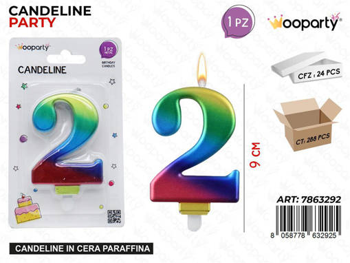 WOOPARTY CANDELINE MULTICOLOR N2