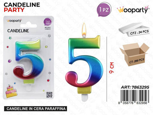 WOOPARTY CANDELINE MULTICOLOR N5