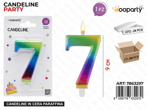 WOOPARTY CANDELINE MULTICOLOR N7