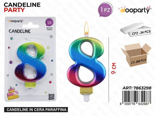 WOOPARTY CANDELINE MULTICOLOR N8