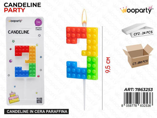 WOOPARTY CANDELINE MATTONCINI N3