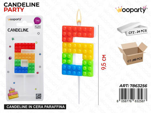 WOOPARTY CANDELINE MATTONCINI N6