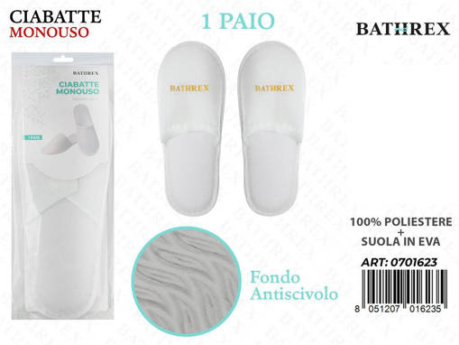 Bathrex Ciabatte Monouso Tg.Unica