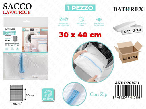 Bathrex Sacco Salvabucato Con Cernirera 30*40Cm