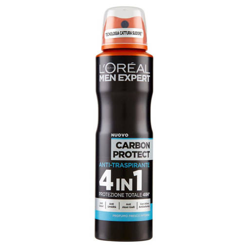L'Oreal Men Expert Deodorante Spray CARBON PROTECT 150 ML