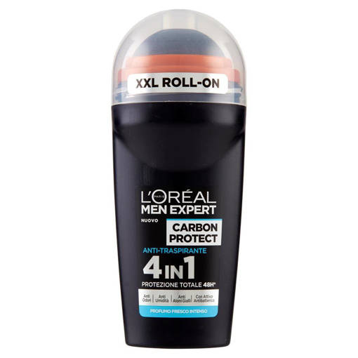 L'OREAL MEN EXPERT DEODORANTE ROLL-ON CARBON PROTECT 50 ML