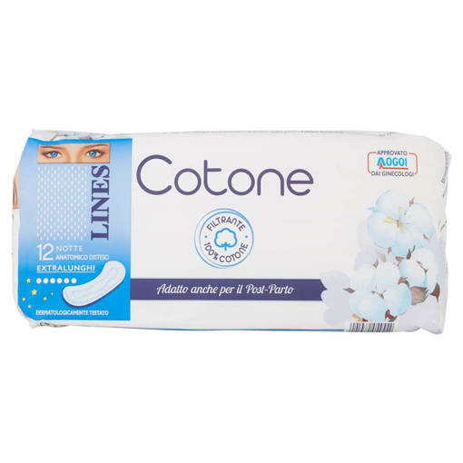 Lines Cotone Notte Disteso 12 pz