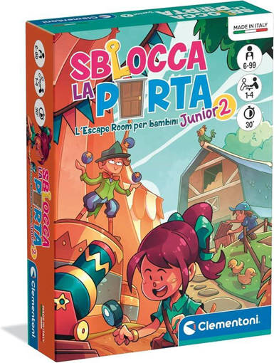 Clementoni - Pocket Games - Sblocca la porta pocket Junior 2 16588