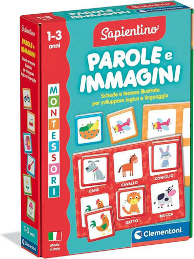 Clementoni - Sapientino - Montessori Parole e Immagini 16848