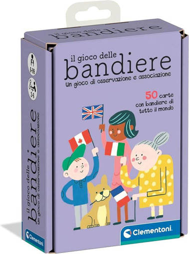 Clementoni - Giochi Di Carte - Carte Il gioco delle bandiere 16564
