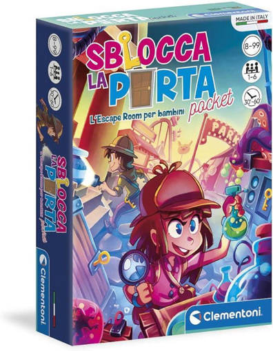 Clementoni - Pocket Games - Sblocca la porta pocket 16569