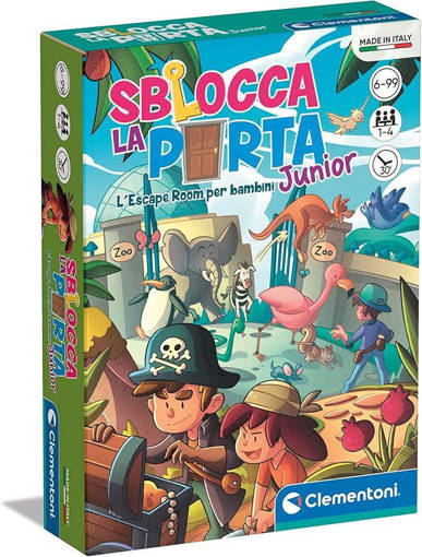 Clementoni - Pocket Games - Sblocca la porta pocket Junior 16774