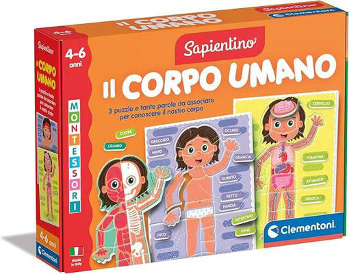 Clementoni - Sapientino - Montessori - Il Corpo Umano 16876