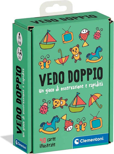 Clementoni - Giochi Di Carte - Carte Vedo Doppio 16177