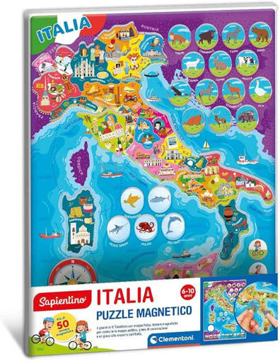 Clementoni - Sapientino - Italia Puzzle Magnetico 16690