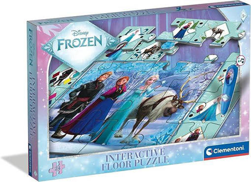 Clementoni - Educativi - Interactive Floor Puzzle Frozen 16496