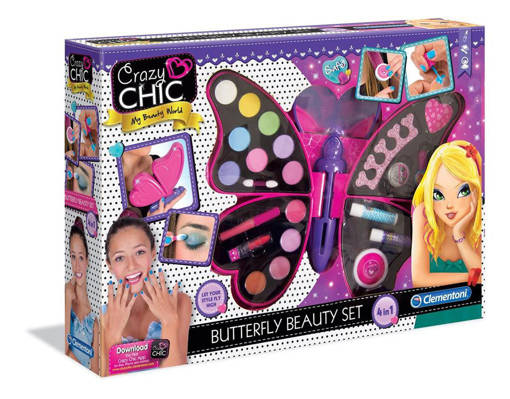 Clementoni - Crazy Chic - Butterfly Beauty Set 15994