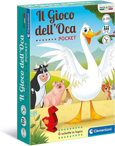 Clementoni - Pocket Games - Il Gioco dell'Oca 16295