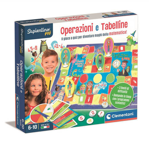 Clementoni - Sapientino Più - Operazioni e Tabelline 16596