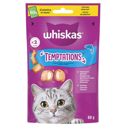 Whiskas Temptations Salmone 6x60GR 