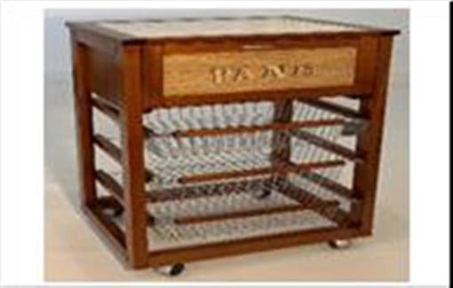 Legno Line Carrello Legno P/Pane Col. Ciliegio   1126